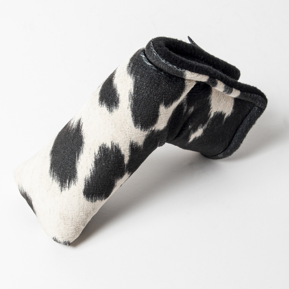 SEAMUS Blade Putter Cover Udder Madness/Black Suede