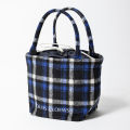 GILLES & LOEWS Cart Bag Check Blue
