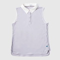 GILLES & LOEWS Women's No Sleeve Polo Shirt Lavender