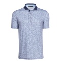 GREYSON Men's Polo 男性用半袖ポロ Coral Dreams Falcon ブルー