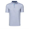 GREYSON Men's Polo 男性用半袖ポロ Winoka ストライプ Arctic ホワイト