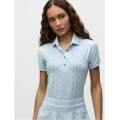 GREYSON Women's Scarlett Polo 女性用半袖ポロ Wolf Links Mineral Mist ライトブルー