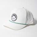 JONES CAP Circle Patch Rope Punching White