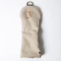 Knee Deep Fairway Wood Cover ３ Cotton Canvas Beige