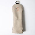 Knee Deep Fairway Wood Cover 5 Cotton Canvas Beige