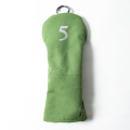 Knee Deep Fairway Wood Cover 5 Cotton Canvas Green