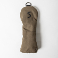 Knee Deep Fairway Wood Cover 5 Cotton Canvas Khaki