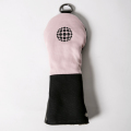 Knee Deep Fairway Wood Cover Ball Cotton Canvas Pink x Black x Grey