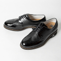 (PRICE DOWN) LAMBDA Men's LIVORNO Black/Black Patent