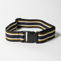 OTTGIPSA Stretch Rubber Belt Stripe Brown