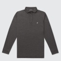 Public Drip パブリックドリップ Men's Long Sleeve Dinner Polo メンズ ロングスリーブ ディナーポロ Smoke Grey スモークグレー