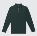 Public Drip パブリックドリップ Men's Long Sleeve Waffle Knit Polo メンズ ロングスリーブ ワッフル ニット ポロ Pine Grove Green パイングローブ グリーン