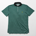 Public Drip Men's Striped Polo Green/Black