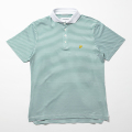Public Drip Men's Striped Polo Green/White
