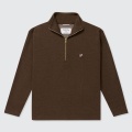 Public Drip パブリックドリップ Men's Half Zip Sweater ハーフジップ セーター Herringbone Coffee Brown ヘリンボーン コーヒーブラウン