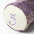 SEAMUS Fairway Wood Cover 5 Lavender Check/White Leather