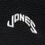 JONES クラシック シューズケース All Black 右側ファスナー付き浅型ポケットの収納イメージ
