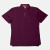 Public Drip メンズ Tonal Polo Maroon ポロシャツ 正面画像