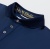 Public Drip Tonal Polo 4ボタン仕様 襟元クローズアップ