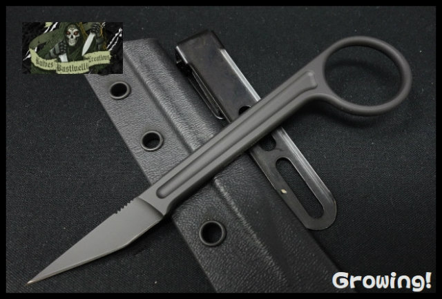 Bastinelli【バスティネリ】■ 「ピコル」 ブラック 【N690Co】 【カイデックス】ワンピースナイフ Picoeur 【配送料無料】