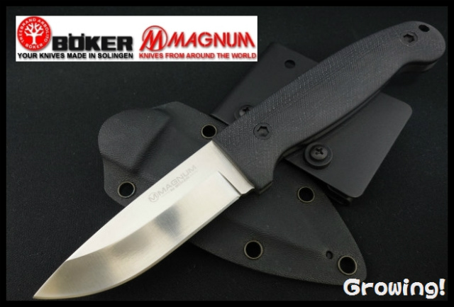 BOKER MAGNUM【ボーカーマグナム】■ ジャンボ ブッシュクラフト【440A】【G-10】【カイデックス】Jumbo Bushcraft 【廃番】