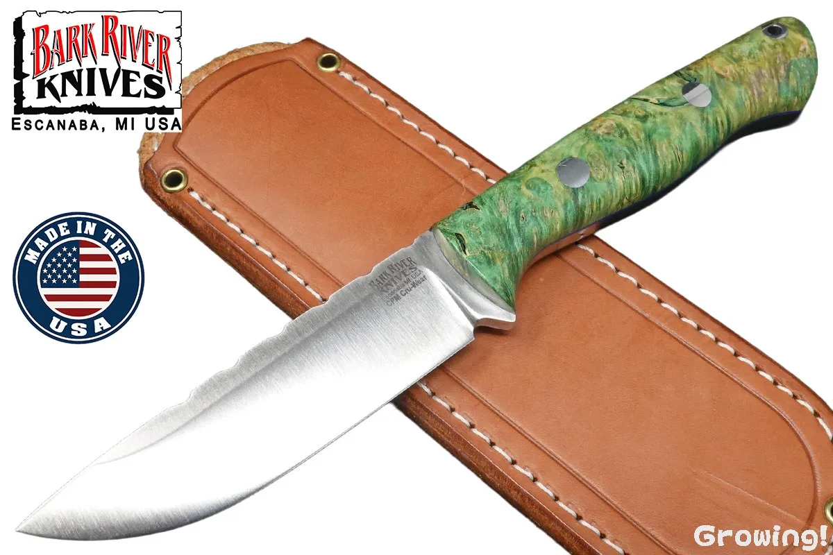 BARK RIVER KNIVES【バークリバー・ナイブス】■ 「ブラボー1」【Cru-Wear】【ファイルワーク】【メープル】 【ブルーライナー】BRAVO 1 フルタング フィックスド アメリカ製 【配送料無料】 【廃番】