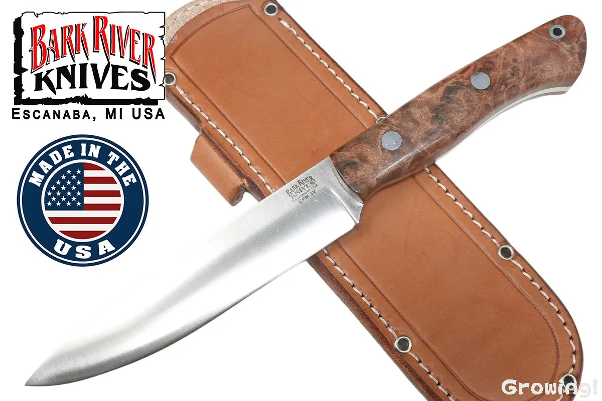BARK RIVER KNIVES【バークリバー・ナイブス】■ 「オーロラ2」【CPM-3V】【シナモン】AURORA II ブッシュクラフト アメリカ製 【配送料無料】 【廃番】