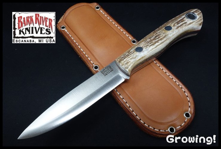 BARK RIVER KNIVES【バークリバー・ナイブス】■ 「オーロラ」スカンジ 【Cru-Wear】【エルク】 【レッドライナー】AURORA 【配送料無料】 【廃番】