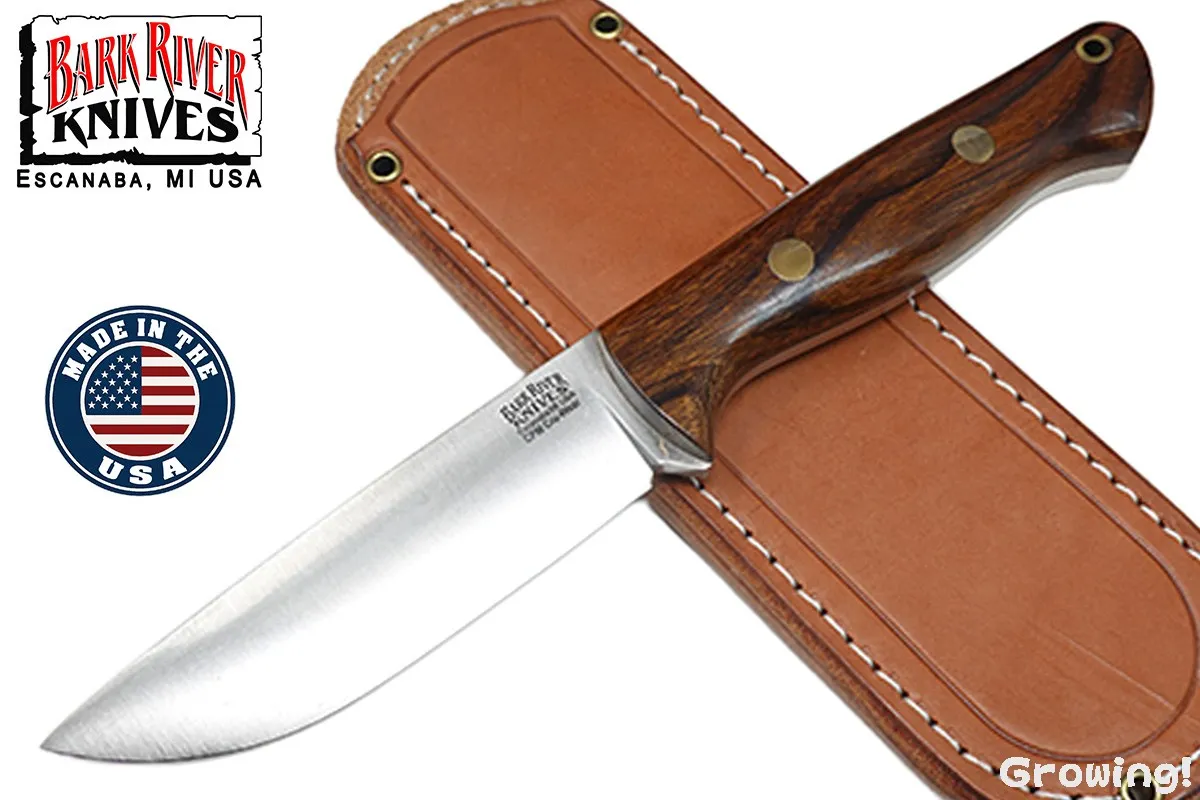 BARK RIVER KNIVES【バークリバー・ナイブス】■ 「ブラボー1」 ランプレス【Cru-Wear】【アイアンウッド】 【ブラスピン】BRAVO 1 フィールドナイフ フィックスド アメリカ製 【配送料無料】 【廃番】