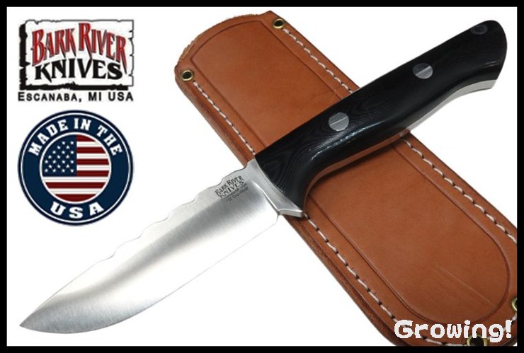 BARK RIVER KNIVES【バークリバー・ナイブス】■ 「ブラボー1」【Cru-Wear】【ファイルワーク】【ブラックG-10】 BRAVO 1 フィールド アメリカ製 【配送料無料】 【廃番】