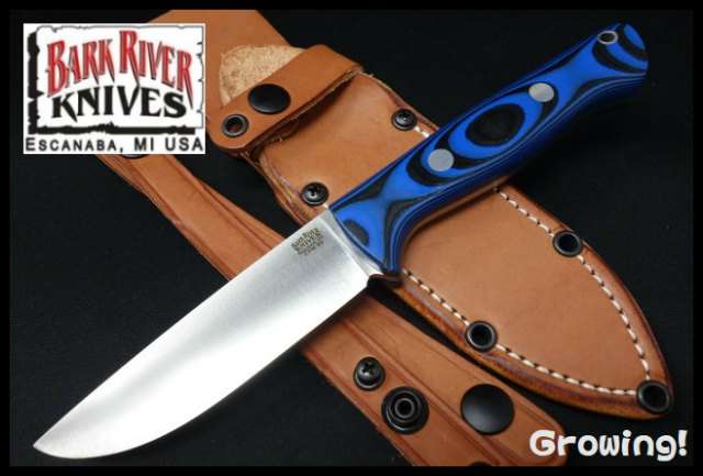 BARK RIVER KNIVES【バークリバー・ナイブス】■ 「ブラボー1」【LT】 ランプレス【CPM-3V】【ブルーブラックG-10】BRAVO1 【配送料無料】 【廃番】