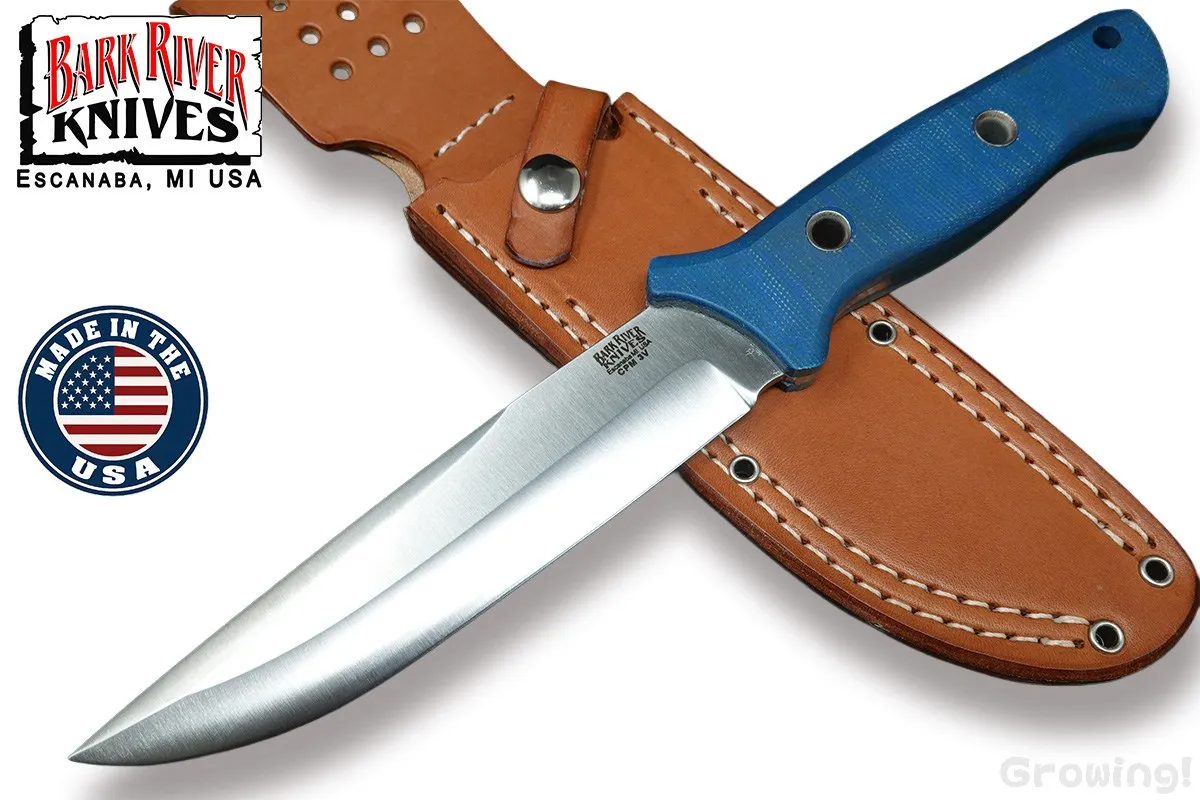 BARK RIVER KNIVES【バークリバー・ナイブス】■ 「ブラボー6」Gen II 【CPM-3V】【ブルー マイカルタ】BRAVO 6 フィックスド アメリカ製 【配送料無料】