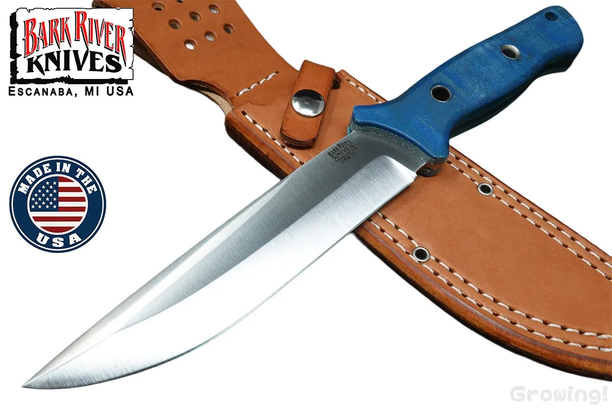 BARK RIVER KNIVES【バークリバー・ナイブス】■ 「ブラボー6」Gen II 【CPM-3V】【ブルー マイカルタ】BRAVO 6 フィックスド アメリカ製 【配送料無料】
