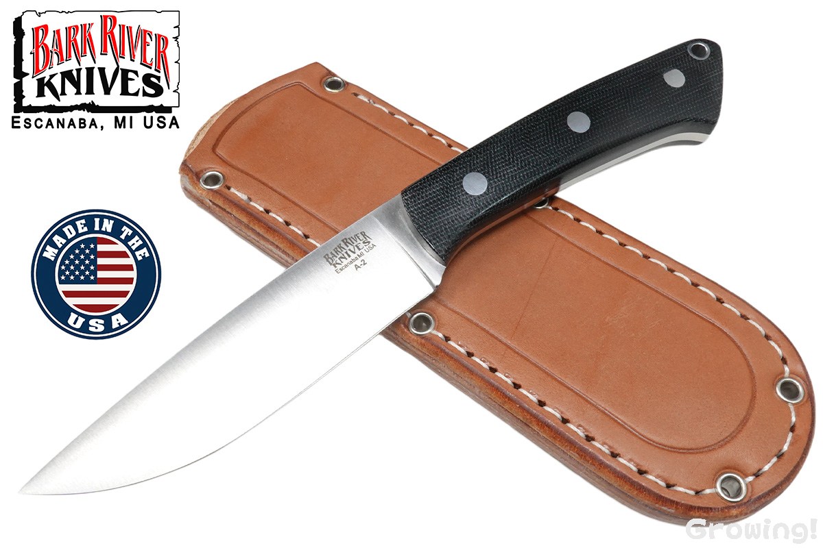 BARK RIVER KNIVES【バークリバー・ナイブス】■ 「フォックス・リバー」【A-2】【ブラック マイカルタ】Fox River フィックスド アメリカ製 【配送料無料】 【廃番】