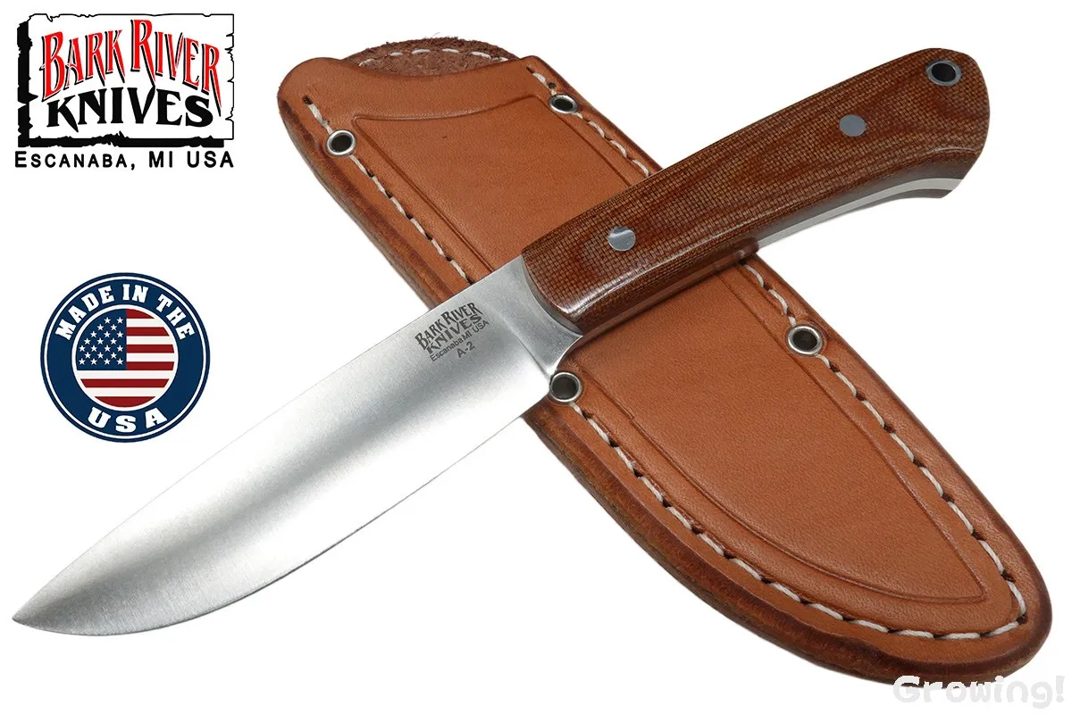 BARK RIVER KNIVES【バークリバー・ナイブス】■ 「ハイランドスペシャル」【A-2】【ナチュラル マイカルタ】Highland Special フィックスド アメリカ製 【配送料無料】 【廃番】