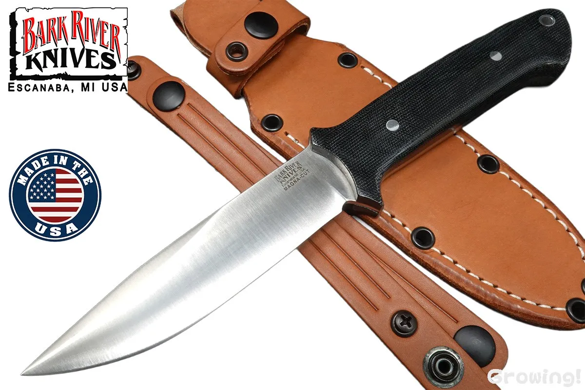 BARK RIVER KNIVES【バークリバー・ナイブス】■ 「レッドフラッグ」【MagnaCut】【ブラック マイカルタ】RED FLAG フィールド フルタング フィックスド アメリカ製 【配送料無料】 【廃番】