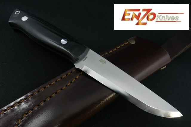 ENZO KINIVES【エンゾー】■ 「トラッパー」115 【N690Co】【ブラックマイカルタ】北欧ナイフ Trapper 【配送料無料】 【廃番】