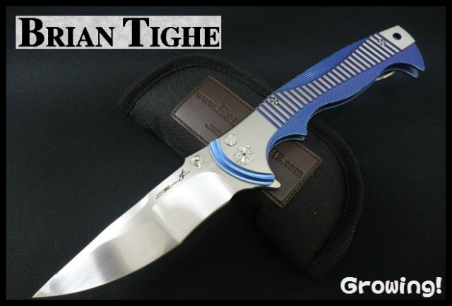 Brian Tighe【ブライアン・タイ】■ レード 【RWL34】【フリッパー】【ボタンロック】【チタニウム】RADE カスタムナイフ 【配送料無料】