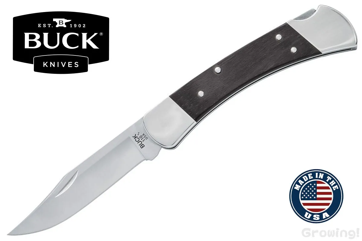 BUCK【バック】ナイフ■ #110 スリム ヘリテイジ エリート フォールディングハンター【MagnaCut】【ニッケルシルバー】【エボニー】110BRS20 Slim Heritage 折りたたみ 伝統スタイル アメリカ製 【配送料無料】