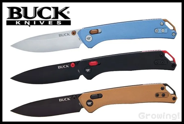 BUCK【バック】ナイフ■ ノマド #700 【ブルー・ブラック・ブロンズ】 【D2】【クロスバーロック】【アルミニウム】Nomad 折りたたみ