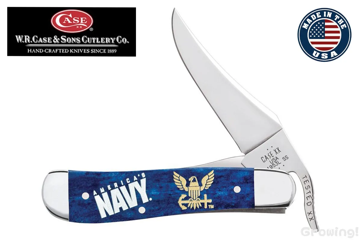 CASE【ケース】ナイフ■ ラスロック U.S. Navy【ステンレス】【ボーン】Russlock 折りたたみ アメリカ製 【配送料無料】