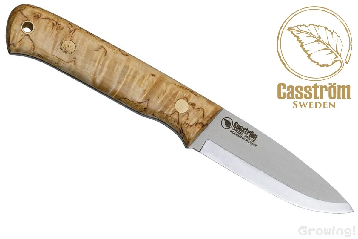 Casstrom【カストロム】■ 「ウッズマン」ブッシュクラフト【Sleipner】【スカンジ】【カーリーバーチ】Woodsman 【配送料無料】