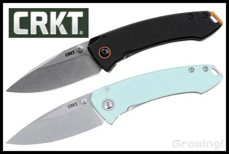 CRKT【コロンビア リバー】■ ツナ コンパクト 【ブラック・アクアブルー】 【8Cr13MoV】【Gー10N】TUNA 折りたたみ 2522