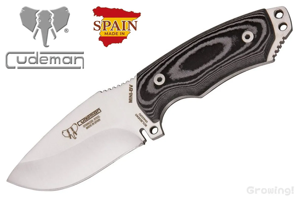 CUDEMAN【クードマン】■ 「MINI-BV」 【バナジウムモリブデン鋼】【マイカルタ】フルタング フィックスド スペイン製 【配送料無料】