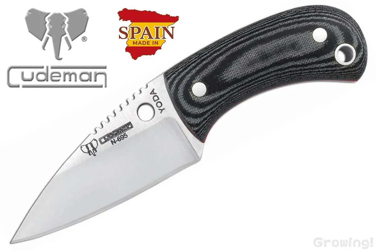 CUDEMAN【クードマン】■ ヨーダ ネックナイフ 【N695】【マイカルタ】YODA フィックスド スペイン製