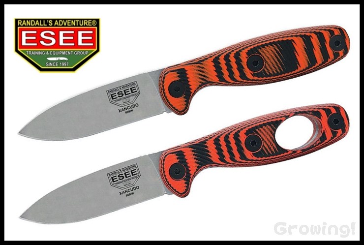 ESEE【ESEEナイブス】■ 「ザンクドー」 【CPM-S35VN】【ブラック＆オレンジ G-10】Xancudo フィックスド 【配送料無料】 【お取り寄せ確認ください】