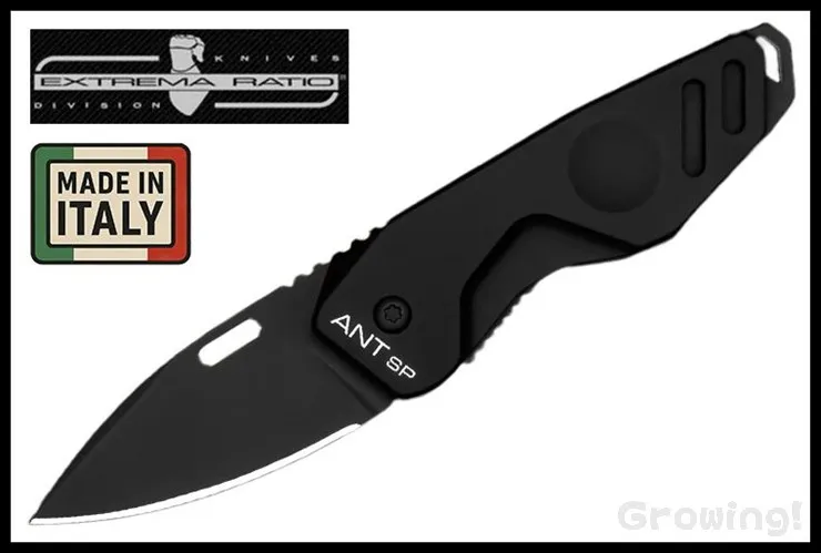 EXTREMA RATIO【エストレイマ ラティオ】■ 「ANT」SP フォルダー ブラック 【N690】【アルミニウム】469BLKBLK 折りたたみ イタリア製 【配送料無料】