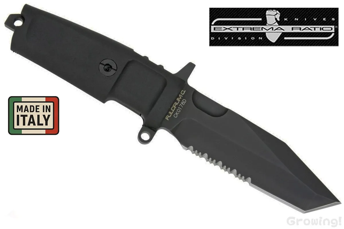 EXTREMA RATIO【エストレイマ ラティオ】■ フルクラム コンパクト 150BLK【N690】【FORPRENE】FULCRUM C BLACK タクティカル イタリア製 【配送料無料】