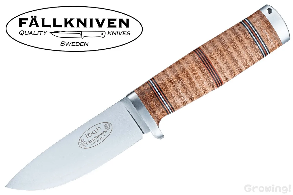 FALLKNIVEN【ファルクニーベン】■ 「NL5」イドゥン【Lam.VG7】【はまぐり刃】【レザーシース】WOLF idun NL5L フィックスド 【配送料無料】