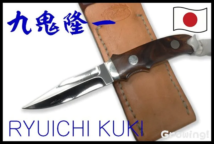 九鬼隆一【Ryuichi Kuki】■ ニューヨーク スペシャル 【ATS-34】【アイアンウッド】【レザーシース】NY Special フィックスド カスタム 日本製 ラブレス KU850 【配送料無料】